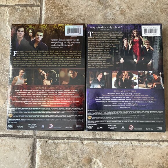 The Vampire Diaries Complete Seasons 1 And 2 DVD New Sealed - Picture 2 of 2